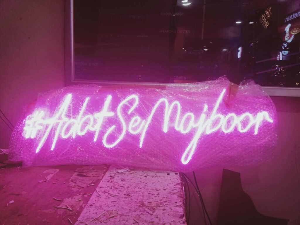 Neon Sign Board